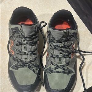 New Balance Men's Olive and Black Athletic Shoes